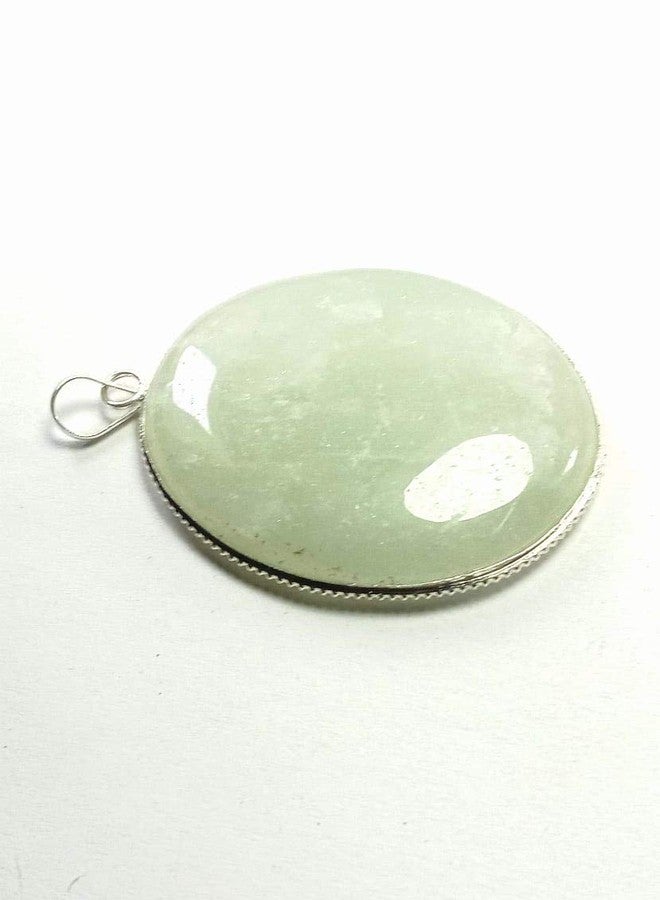 CA AGATE Green aventurine oval Healing Pendant Necklace Wire Wrapped reiki Healing Crystals Pendant - Image 3