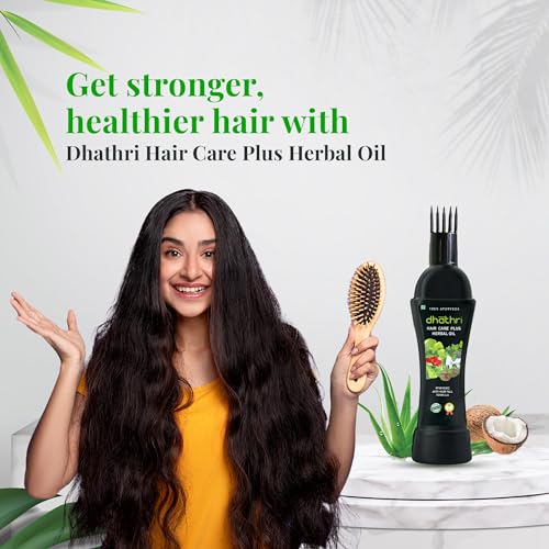 Dhathri Hair Care Plus Herbal Oil| Hair Oil for Hair Fall and Regrowth|Hair Care Oil that Reduces Hair Fall and Promotes Hair growth| Herbal Hair Oil, Best Oil for Hair Fall Control (100ml Pack of 2) - Image 2