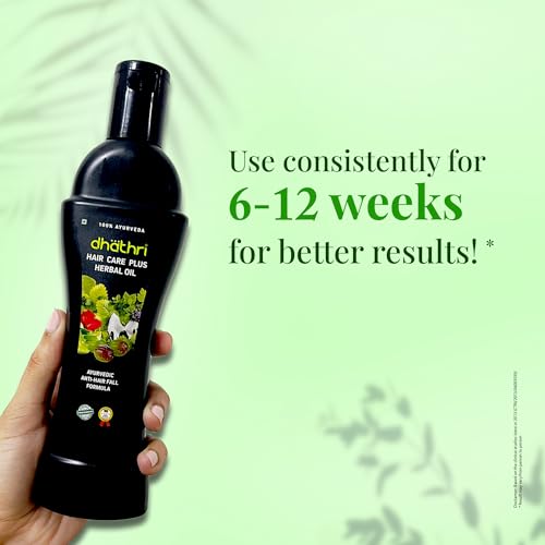 Dhathri Hair Care Plus Herbal Oil| Hair Oil for Hair Fall and Regrowth|Hair Care Oil that Reduces Hair Fall and Promotes Hair growth| Herbal Hair Oil, Best Oil for Hair Fall Control (100ml Pack of 2) - Image 4