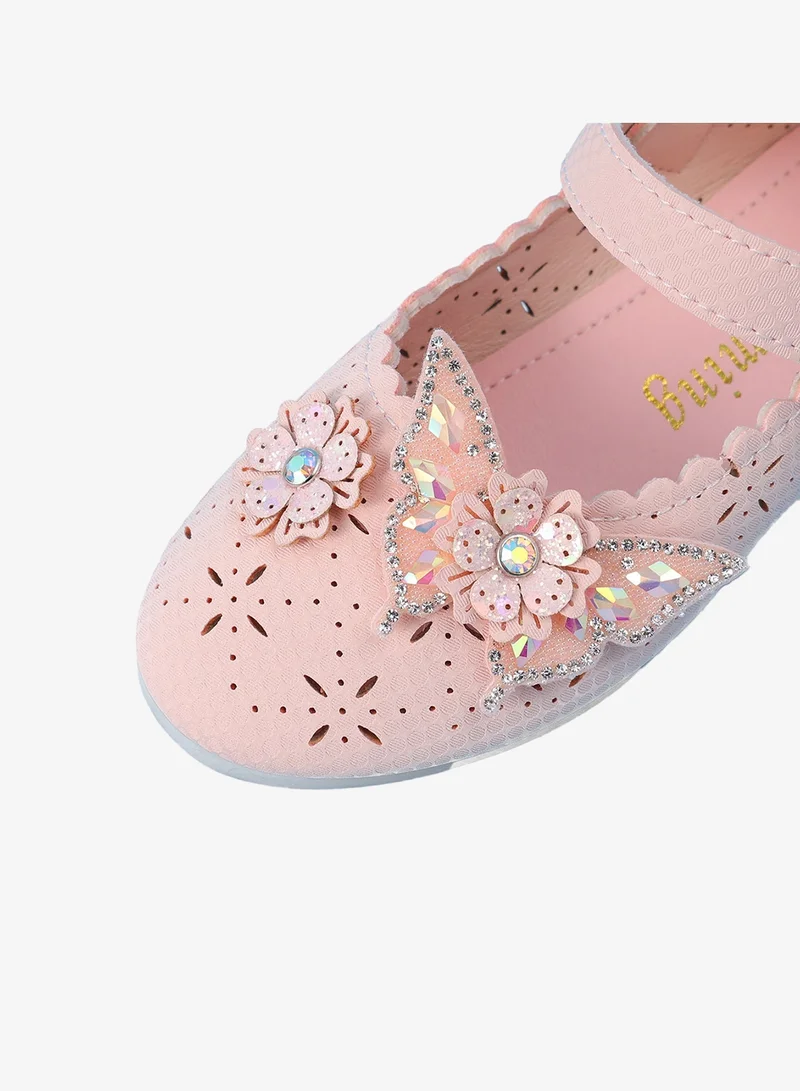 Mark & Mia Mark & Mia Butterfly Embellished Party Shoes - Pink