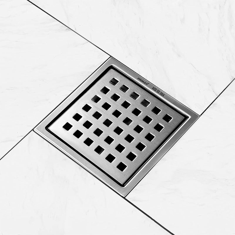 Primax 304 Grade Stainless Steel Jali/Shower Drain/Floor Trap for Bathroom and Kitchen - (6x6 Inches) - Image 2