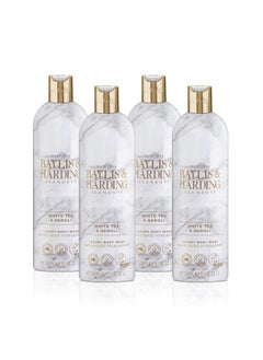Baylis & Harding Baylis  Harding Liquid Body Wash Soap Elements White Tea  Neroli 169oz500ml 4Pack 