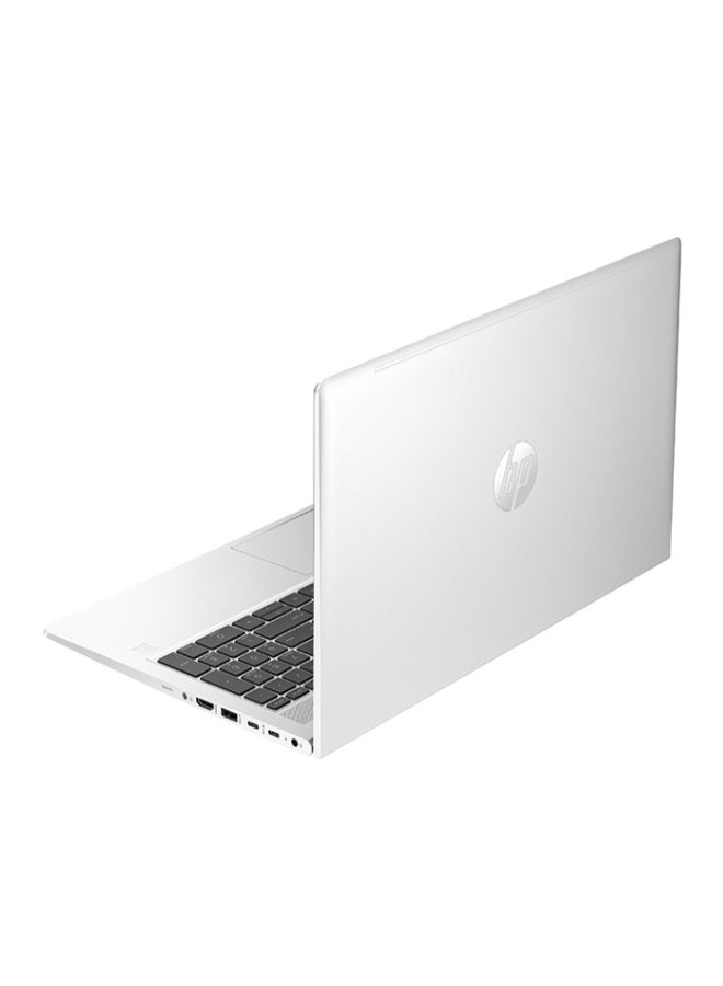 HP لابتوب ProBook 450 G10 بشاشة 15.6 بوصة عالية الدقة بالكامل (1920×1080)، معالج Intel Core i7-1355U، ذاكرة وصول عشوائي 8 جيجابايت DDR5، قرص صلب SSD سعة 512 جيجابايت، معالج رسومات Intel UHD، نظام تشغيل DOS (بدون ويندوز)، يدعم اللغتين الإنجليزية والعربية، لون فضي الإنجليزية/العربية - Image 4