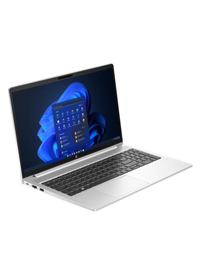 HP لابتوب ProBook 450 G10 بشاشة 15.6 بوصة عالية الدقة بالكامل (1920×1080)، معالج Intel Core i7-1355U، ذاكرة وصول عشوائي 8 جيجابايت DDR5، قرص صلب SSD سعة 512 جيجابايت، معالج رسومات Intel UHD، نظام تشغيل DOS (بدون ويندوز)، يدعم اللغتين الإنجليزية والعربية، لون فضي الإنجليزية/العربية - Image 3