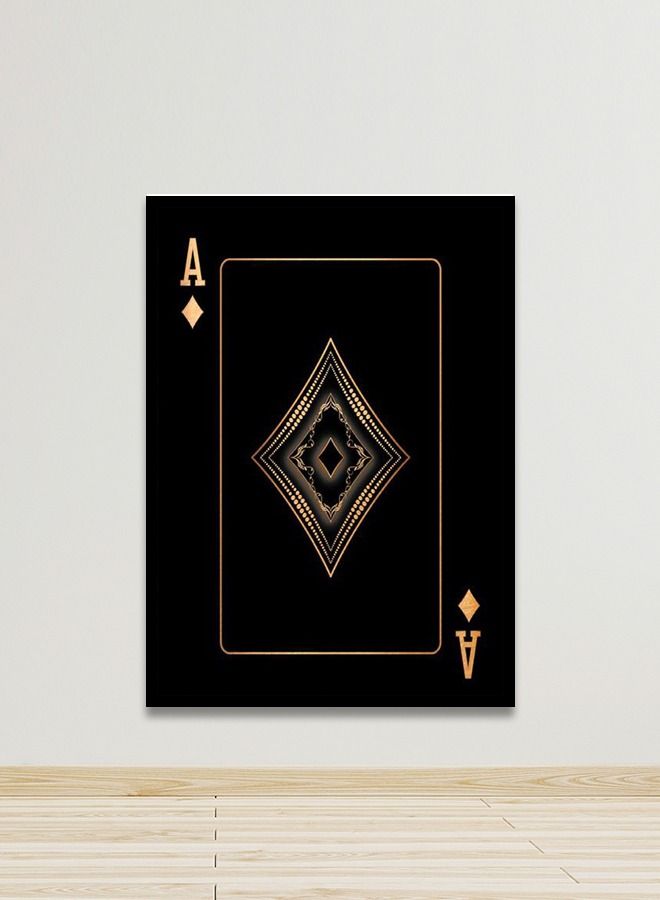 ماركتنا لوحة جدارية قماشية فنية لتزيين الحائط بتصميم عصري مع برواز اسود مجوف مقاس 120x80سم قطعة واحدة - Image 1