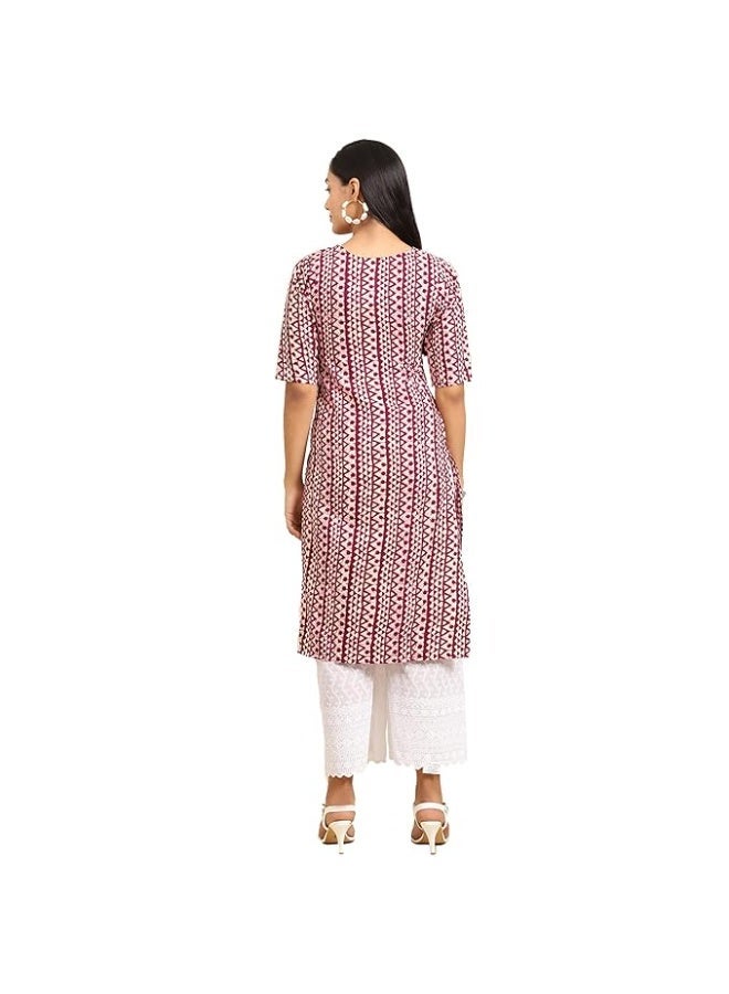 متجر Pinkmint: كورتا نسائية من الكريب (قصة عادية) - عبوة من 5 قطع - مقاس 2XL - Image 3
