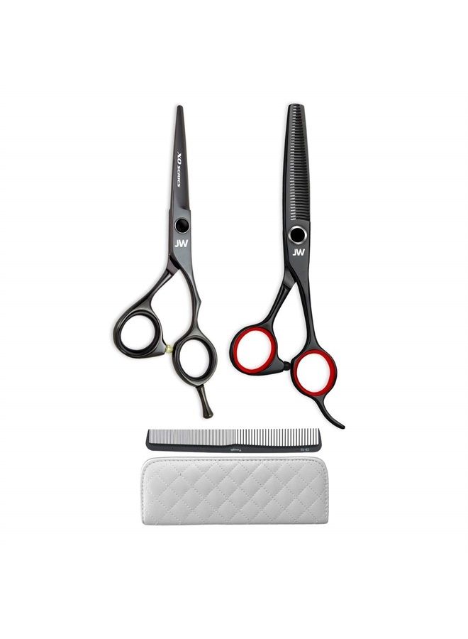 XO Series Hair Cutting Shears - Thinner & Case Included (5.5")