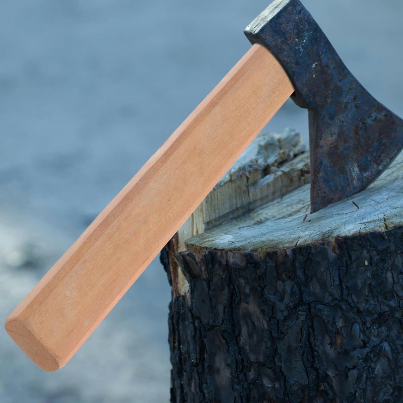 Replacement Axe Handle 300mm Reinforced Wood Grip for Camping Gardening Outdoor Tools - Image 5