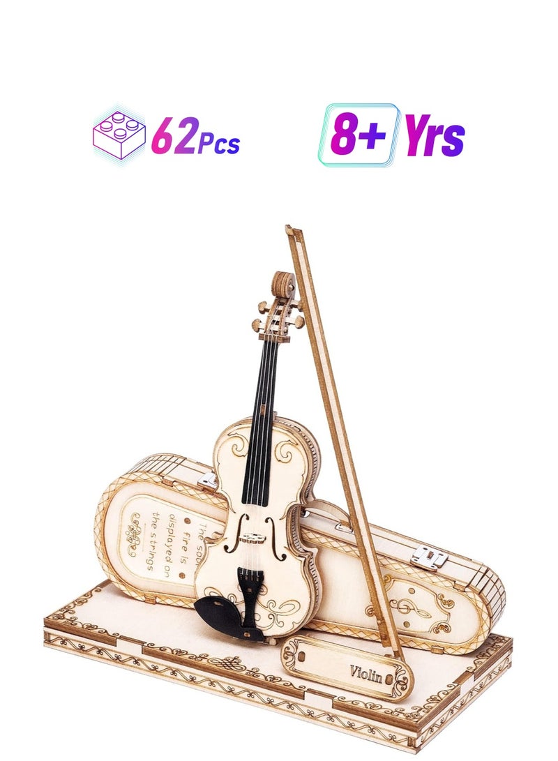 عام “أداة الألغاز الخشبية ثلاثية الأبعاد: مجموعة صناعة الأوتار الخشبية التي يمكن للأطفال القيام بها للفتيات هي هدية جميلة للمراهقين والبالغين” - Image 1