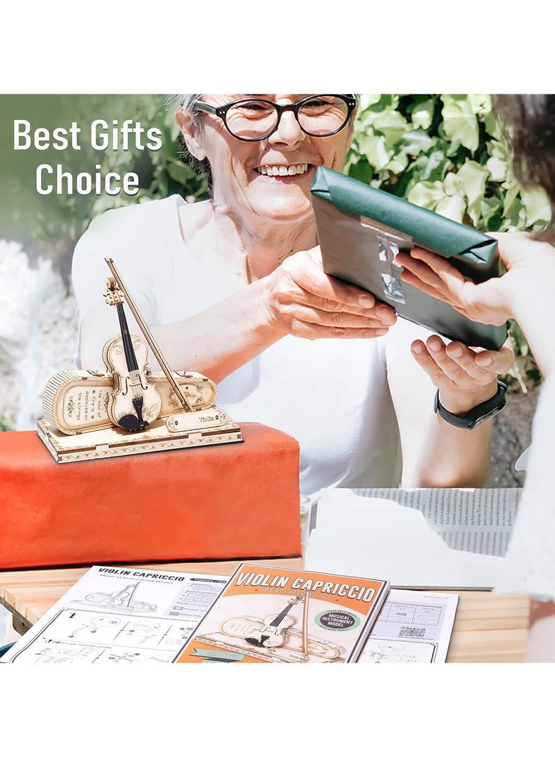 عام “أداة الألغاز الخشبية ثلاثية الأبعاد: مجموعة صناعة الأوتار الخشبية التي يمكن للأطفال القيام بها للفتيات هي هدية جميلة للمراهقين والبالغين” - Image 4