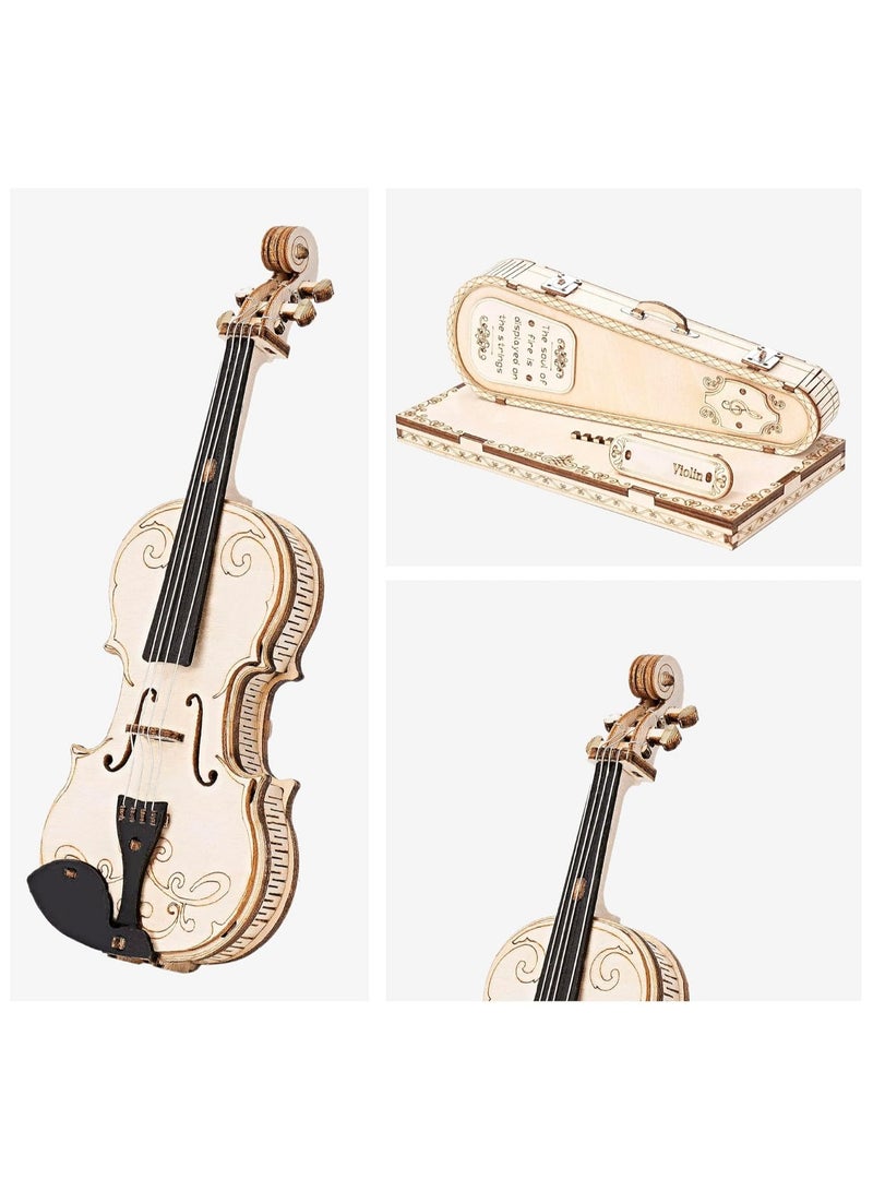 عام “أداة الألغاز الخشبية ثلاثية الأبعاد: مجموعة صناعة الأوتار الخشبية التي يمكن للأطفال القيام بها للفتيات هي هدية جميلة للمراهقين والبالغين” - Image 3