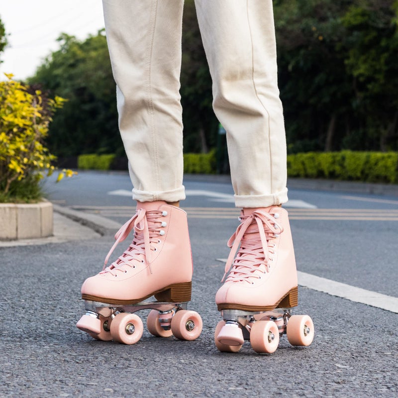 Tuosamtin Roller Skates for Women/Youth with Height Adjustable stoppers Retro Quad Roller Skates for Outdoor and Indoor - Image 5