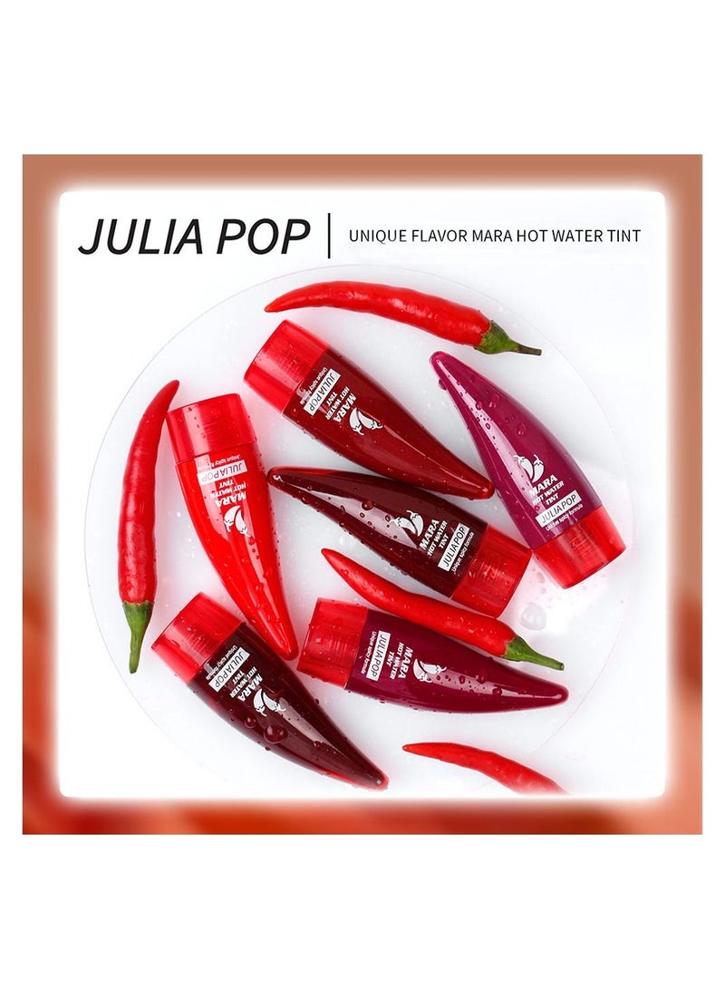 جوليا بوب أحمر شفاه مارا هوت ووتر تينت المضاد للماء يدوم طويلاً - Image 4