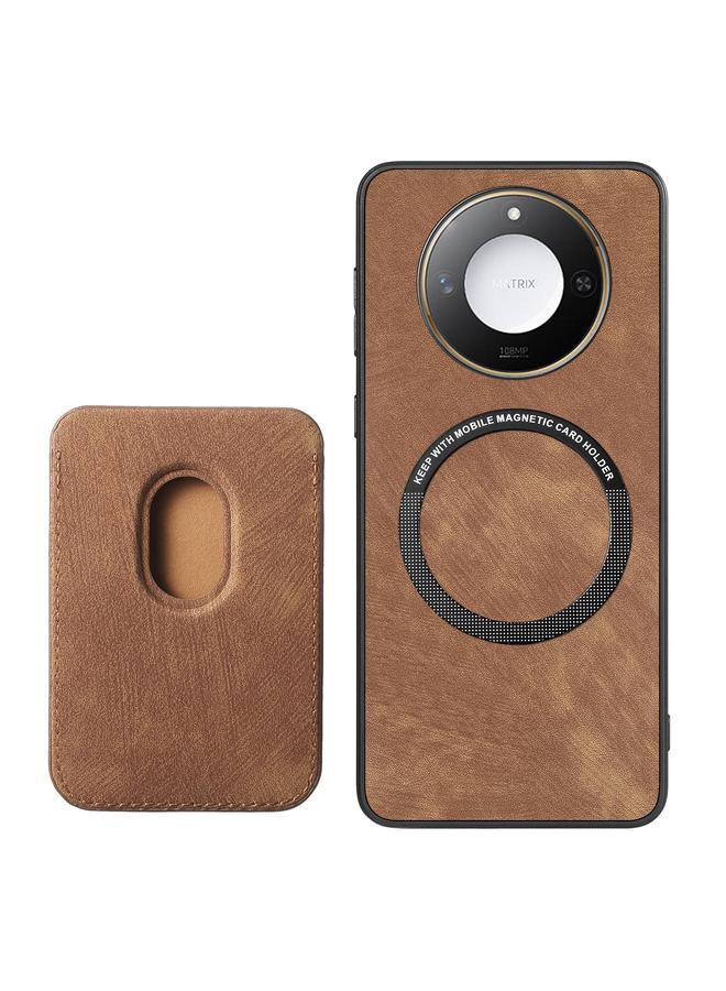 S-TOP Case For Honor X60 5G Retro Leather Card Bag Magnetic Phone Case - Image 3