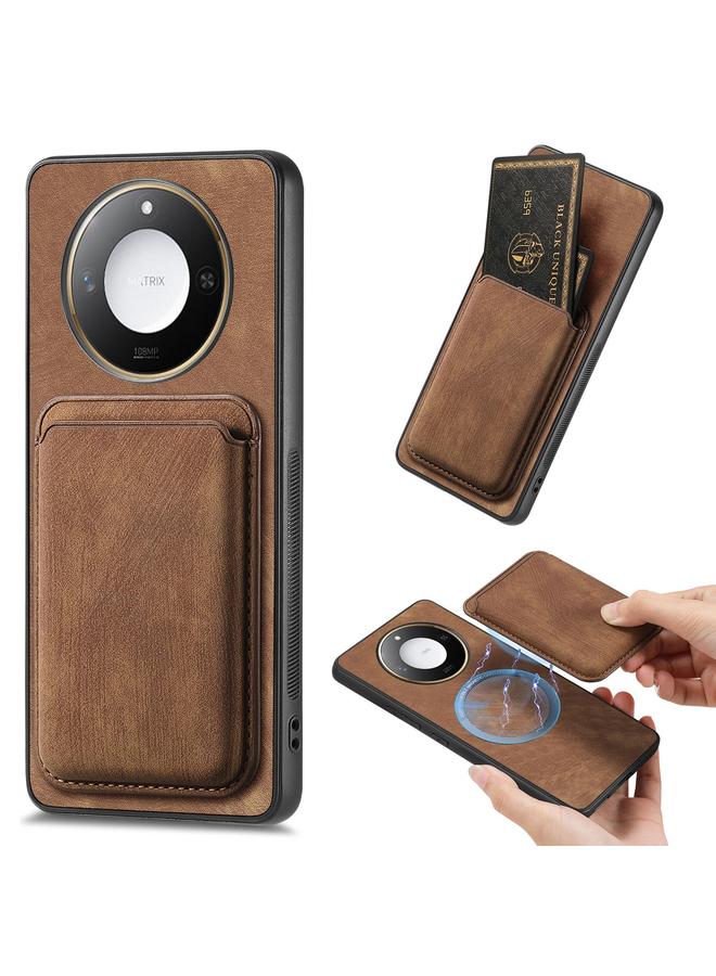 S-TOP Case For Honor X60 5G Retro Leather Card Bag Magnetic Phone Case - Image 1