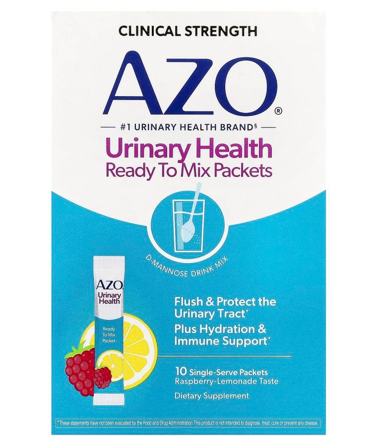 حزمة جاهزة للخلط لصحة المسالك البولية بنكهة التوت والليمون - 10 عبوات فردية 5.3 جرام (0.19 أونصة) لكل منها