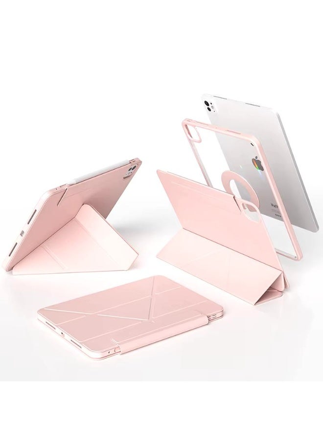 Cat - Cot CatCot Smart Case for iPad Pro 11 inch 2024 (M4) – Slim Protective Cover with Auto Sleep/Wake, Stand Function, and Full Body Protection (Pink) - Image 2