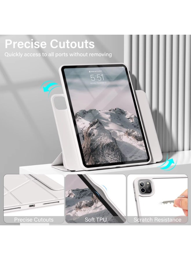 Cat - Cot CatCot Smart Case for iPad Pro 11 inch 2024 (M4) – Slim Protective Cover with Auto Sleep/Wake, Stand Function, and Full Body Protection (Pink) - Image 5