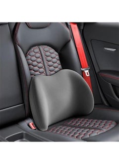 Generic Seat Lumbar Support Pillow Convenient Space Saving Memory Foam Office Chair Bottom Back Cushion for for, Gray  - Image 4