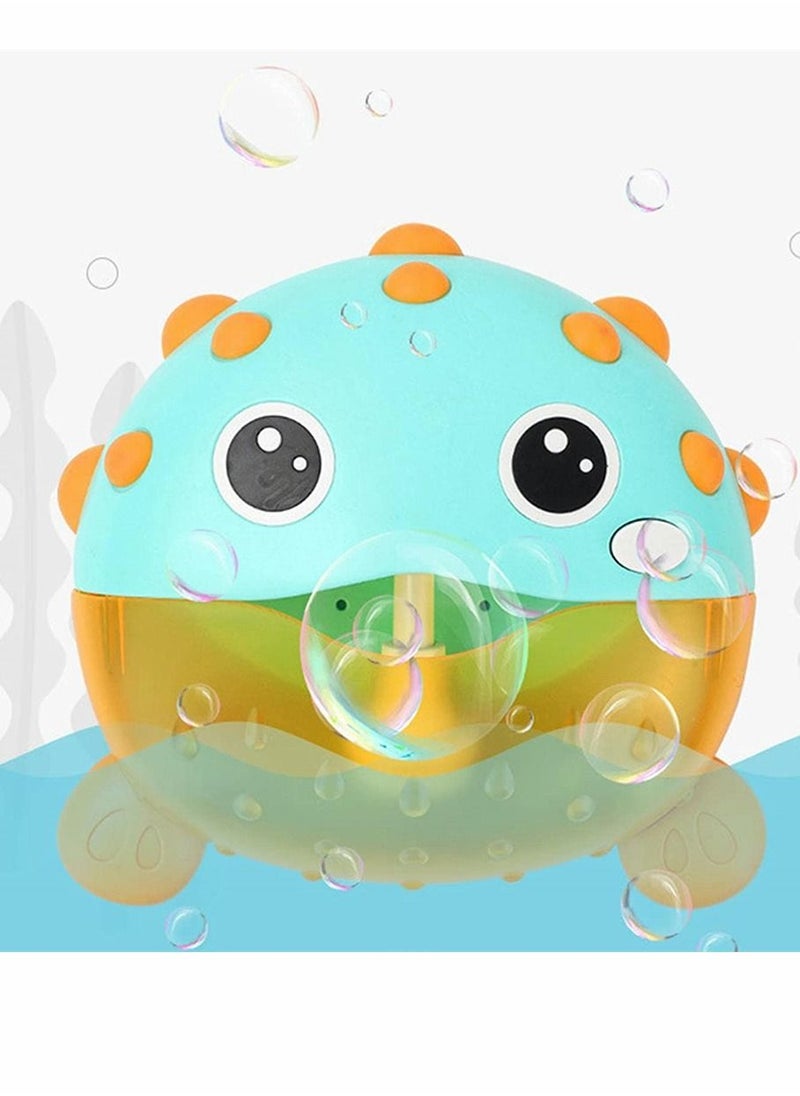 SYOSI - Bubble Bath Toy Puffer Fish Bath Toys Automatically Bubbles Baby Bath Toys Baby Bubble Machine for Tub and Plays Children's Songs Bathtub Toys Bubble Maker for Toddlers - Image 1