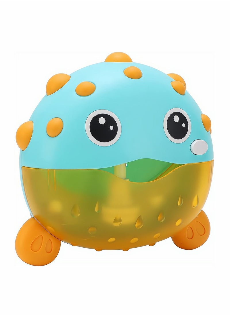 SYOSI - Bubble Bath Toy Puffer Fish Bath Toys Automatically Bubbles Baby Bath Toys Baby Bubble Machine for Tub and Plays Children's Songs Bathtub Toys Bubble Maker for Toddlers - Image 1