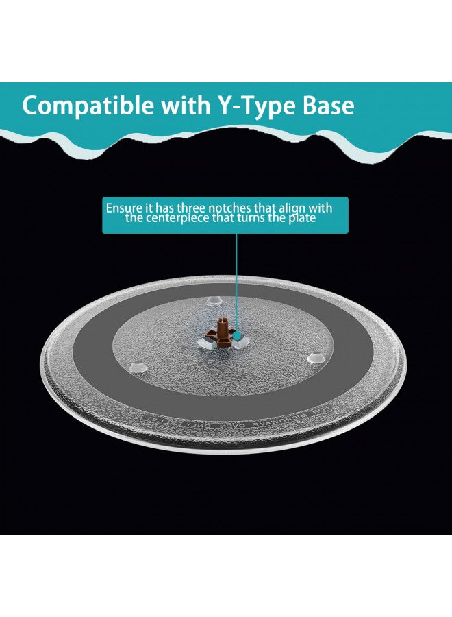 Gemroom Gemroom 13.5 inch Microwave Glass Plate for Whirpool, also for GE Microwave Plate Replacement WB39X10032  - Image 2