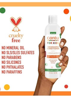 Cantu Cantu Care for Kids Nourishing Sulfate-Free Conditioner with Shea Butter 237 ML  - Image 3