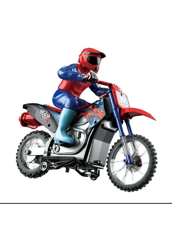 CRAZON 2.4G Scale 1:10 Smoking Motorcycle - Image 1