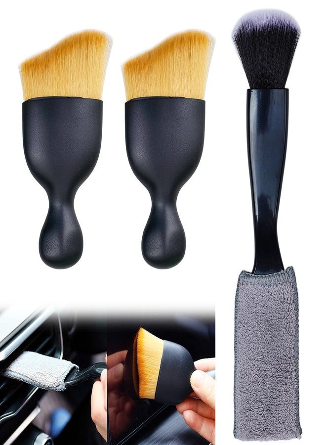 HDongany 3 Pcs Exquisite Microfiber Duster Brushes, Small Dust Brushes, Feather Duster, Efficient Dust Removal, Cleaning Tool Perfect for Computers, Keyboards, Car Interior, Photo Frames, Digital Devices - Image 1