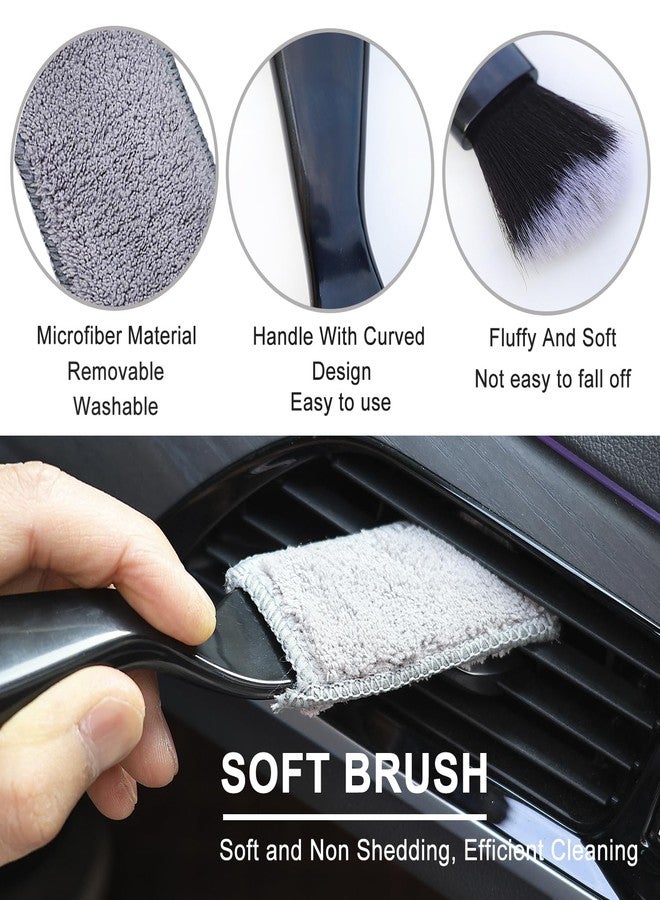 HDongany 3 Pcs Exquisite Microfiber Duster Brushes, Small Dust Brushes, Feather Duster, Efficient Dust Removal, Cleaning Tool Perfect for Computers, Keyboards, Car Interior, Photo Frames, Digital Devices - Image 4