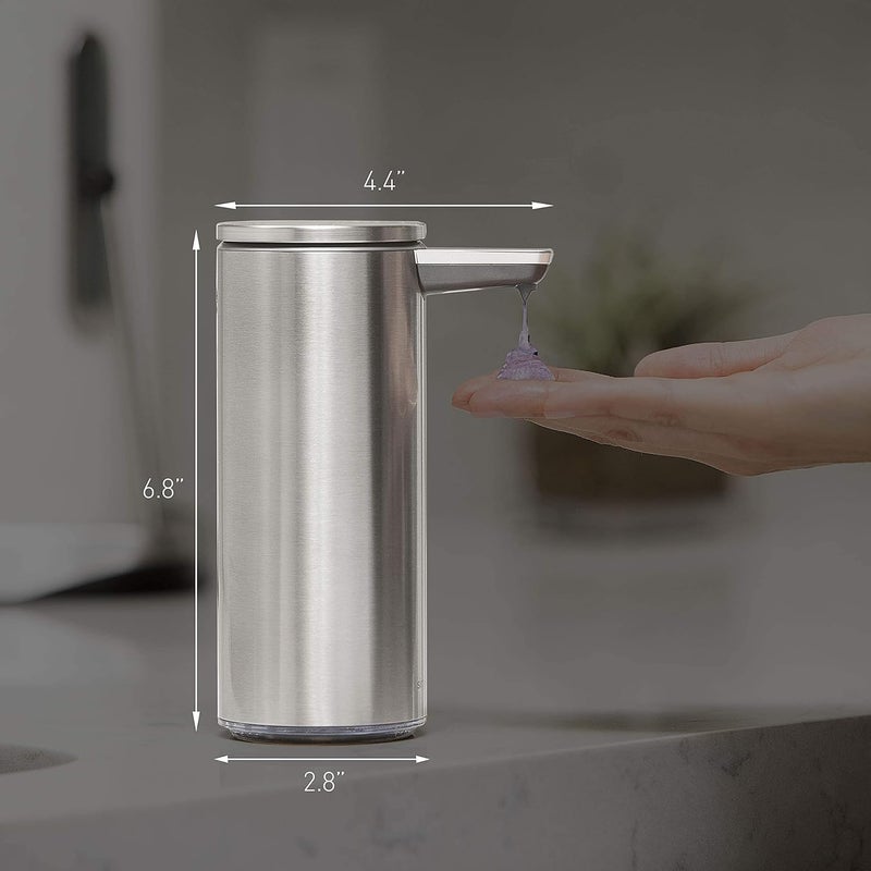 simplehuman simplehuman 9 Oz. Sensor Pump, Brushed Stainless Steel  - Image 3