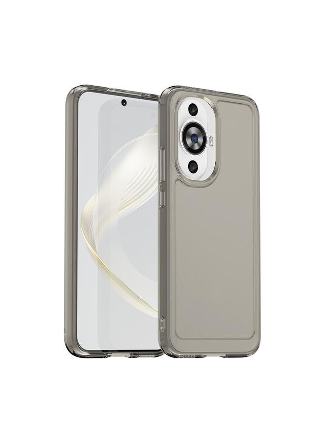 جراب TPU من سلسلة Candy لهاتف Huawei nova 12s (رمادي شفاف)