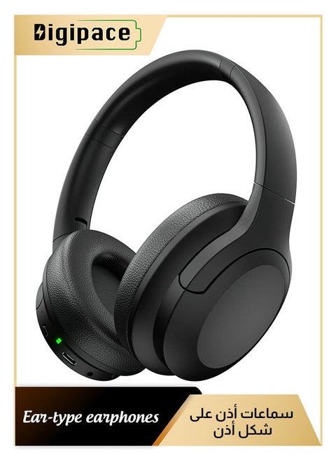 Headphones Active Noise Cancelling Bluetooth 5 3 Wireless Headphones 35h Playtime Anc Earphones Noise Decreasing Cvc 8 0 Mic for TV Pc Cellphone Hi Fi Audio Sound USB C Fast Charging
