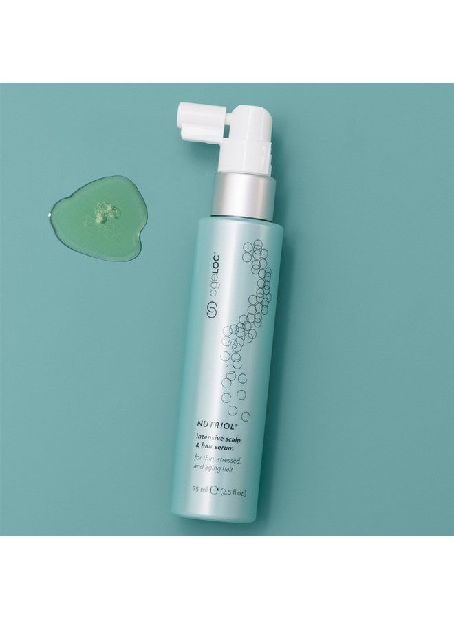 نو سكين سيروم Nu Skin ageLOC Nutriol لفروة الرأس والشعر | تركيبة مغذية لشعر أكثر كثافةً وكثافةً وصحة | مضاد للأكسدة | سيروم غير دهني | سيروم يومي للعناية بفروة الرأس والشعر | 75 مل - Image 3