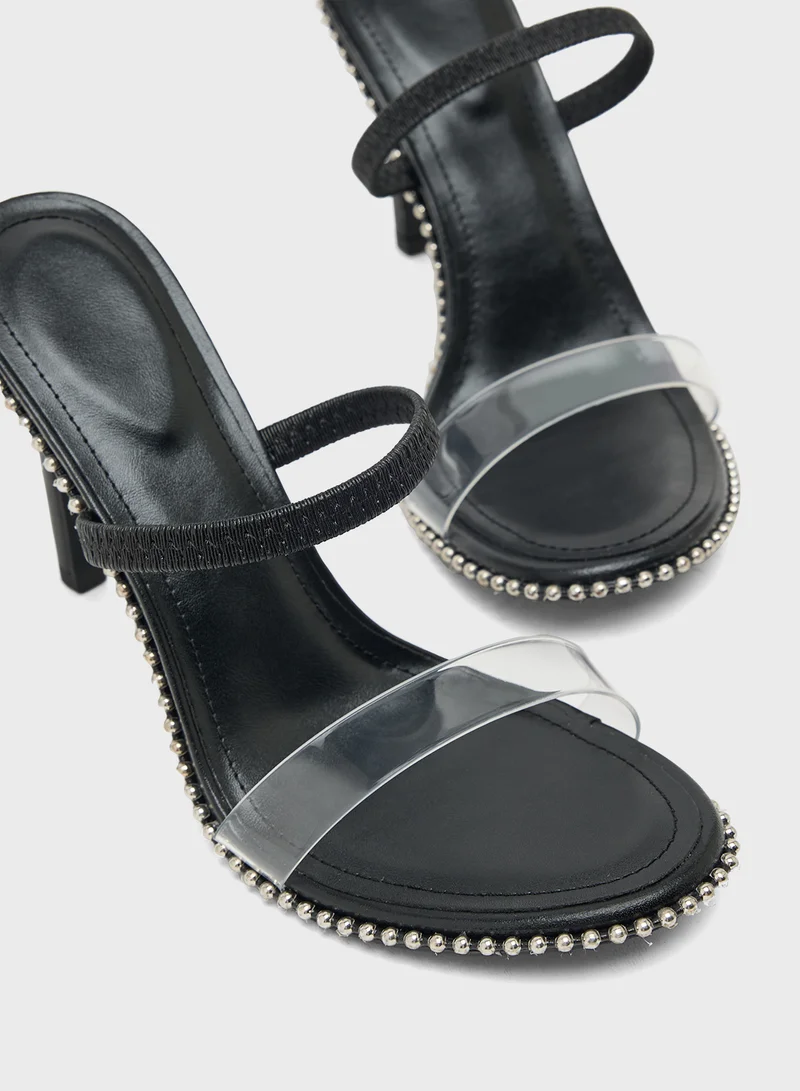 Ginger Embellished Heeled Sandal