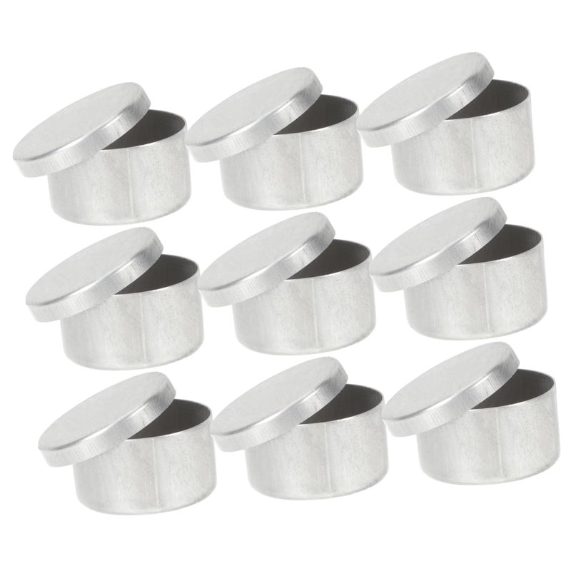 1 Set 9pcs Round Soil Sampling Jars Spill Proof Design Lab Storage Containers - Image 2