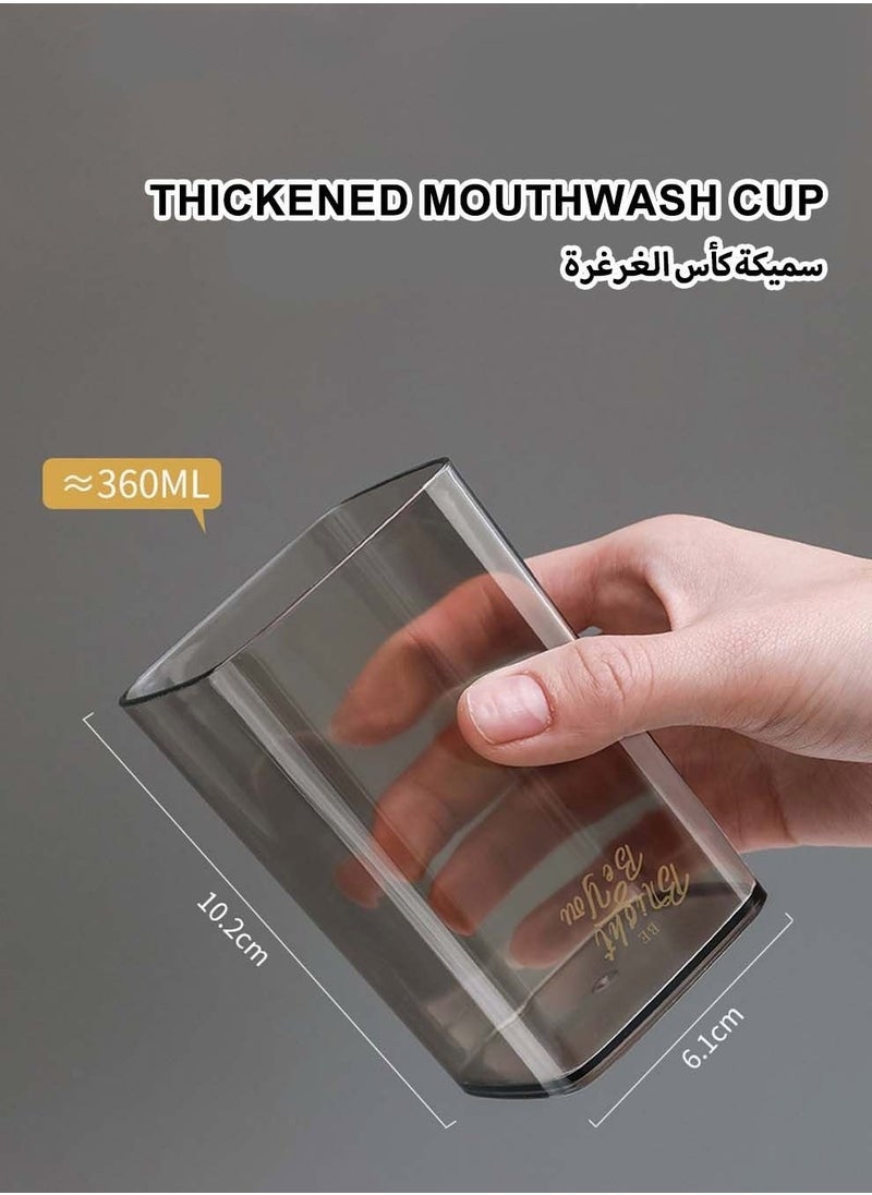 MIXDE - Automatic Toothpaste Dispenser Wall Mounted With Toothbrush Holder,Multi-Functional Space Saving Toothbrush Organizer - Image 1