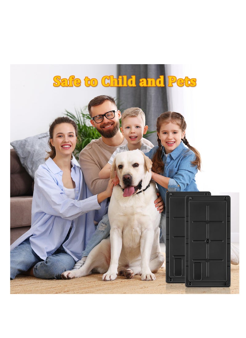SYOSI - 12 Pack Glue Traps for Rats and Snakes, Larger and Heavy Duty Baited Sticky Traps with Non Toxic Glue, Exterminator Plastic Sticky Mouse Indoor Trap, Ready to Use, Safe to Children and Pets - Image 1