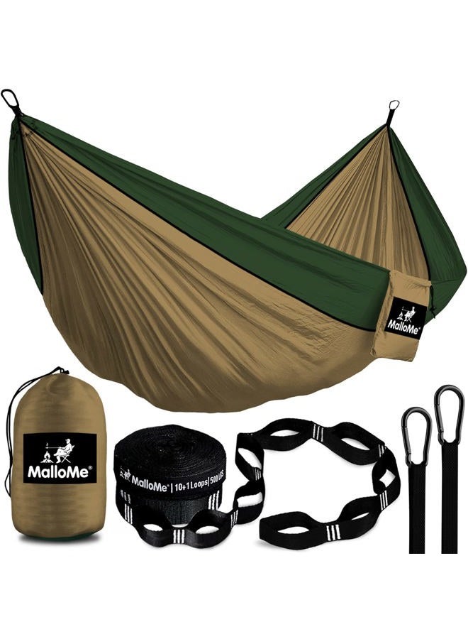 MalloMe Camping Hammock for Adults & Kids - Portable Hammocks for Outside - Hamacas para Adultos Outdoor Single & Double Two 2 Person Hammock - Hamaca/Hamacs/Amacas Heavy Duty Tree Travel Hamock - Image 1