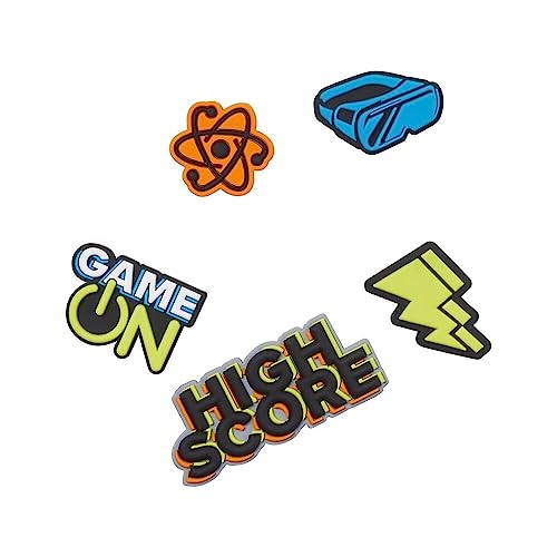 Crocs Jibbitz Sports & Interests Super Gamer 5-Pack One Size - Image 1