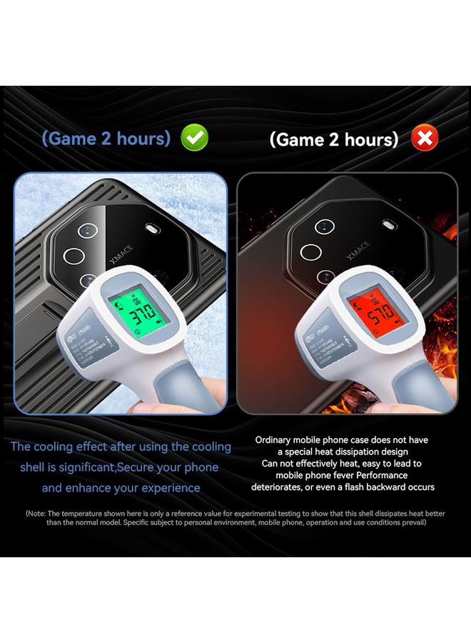 اس-توب جراب لهاتف Huawei Mate 60 Pro مع حامل تبريد استثنائي - Image 4