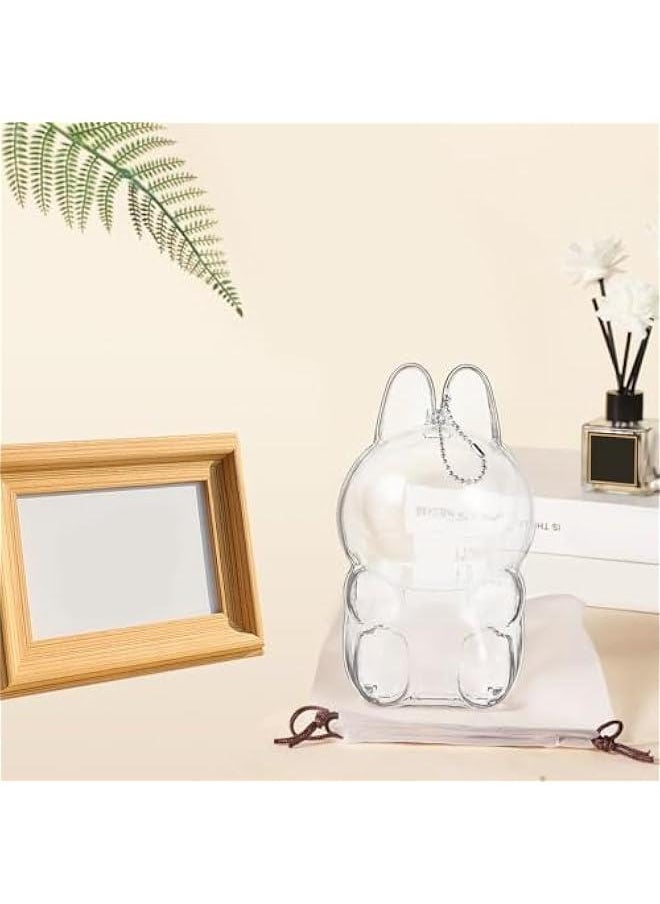 Arabest - Protective Case for LABUBU, Thickening Figures Storage Bag for Dolls, Keychain Bag for Labubu Plush Figure, Portable Closure Dustproof Collectibles Case for Labubu Figures (Sitting) - Image 1
