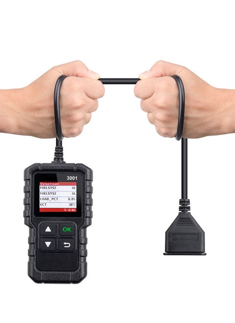 LAUNCH CR3001 Creader 3001 Code Reader V2.0 Lifetime Free update OBDII/EOBD Read Code Auto Diagnostic Tool DIY OBD Scanner KW590