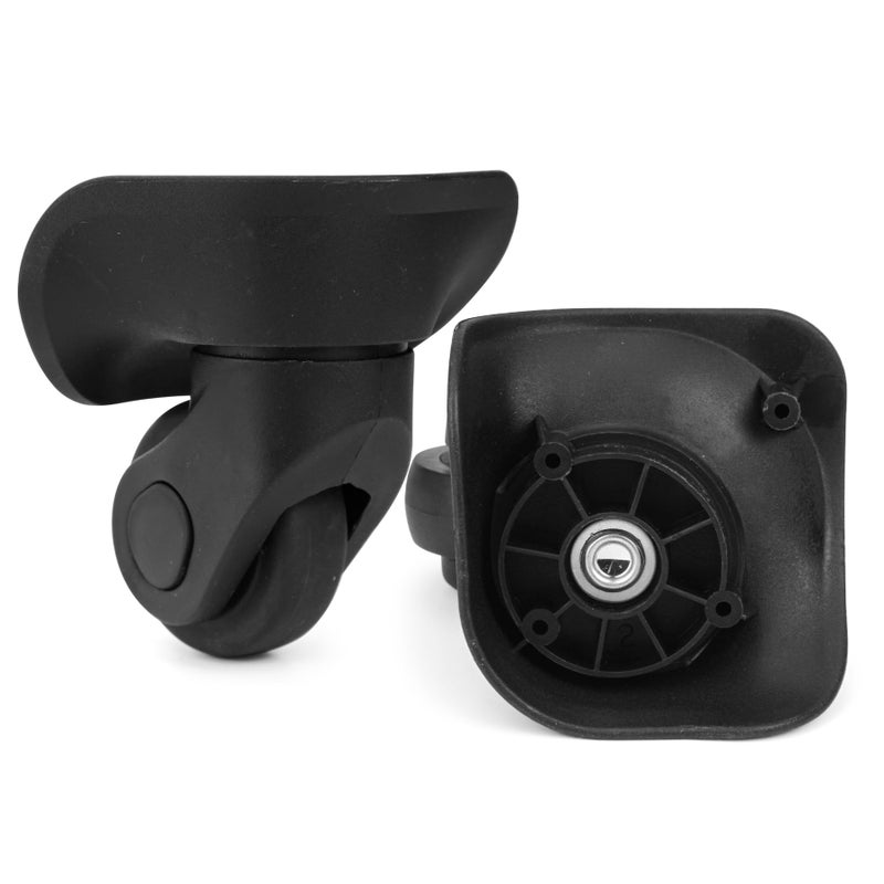 Ech.Apr 2-Pcs Luggage Wheels Replacement Plastic Luggage Suitcase Swivel Caster Wheels, W041-2 Small - Image 1