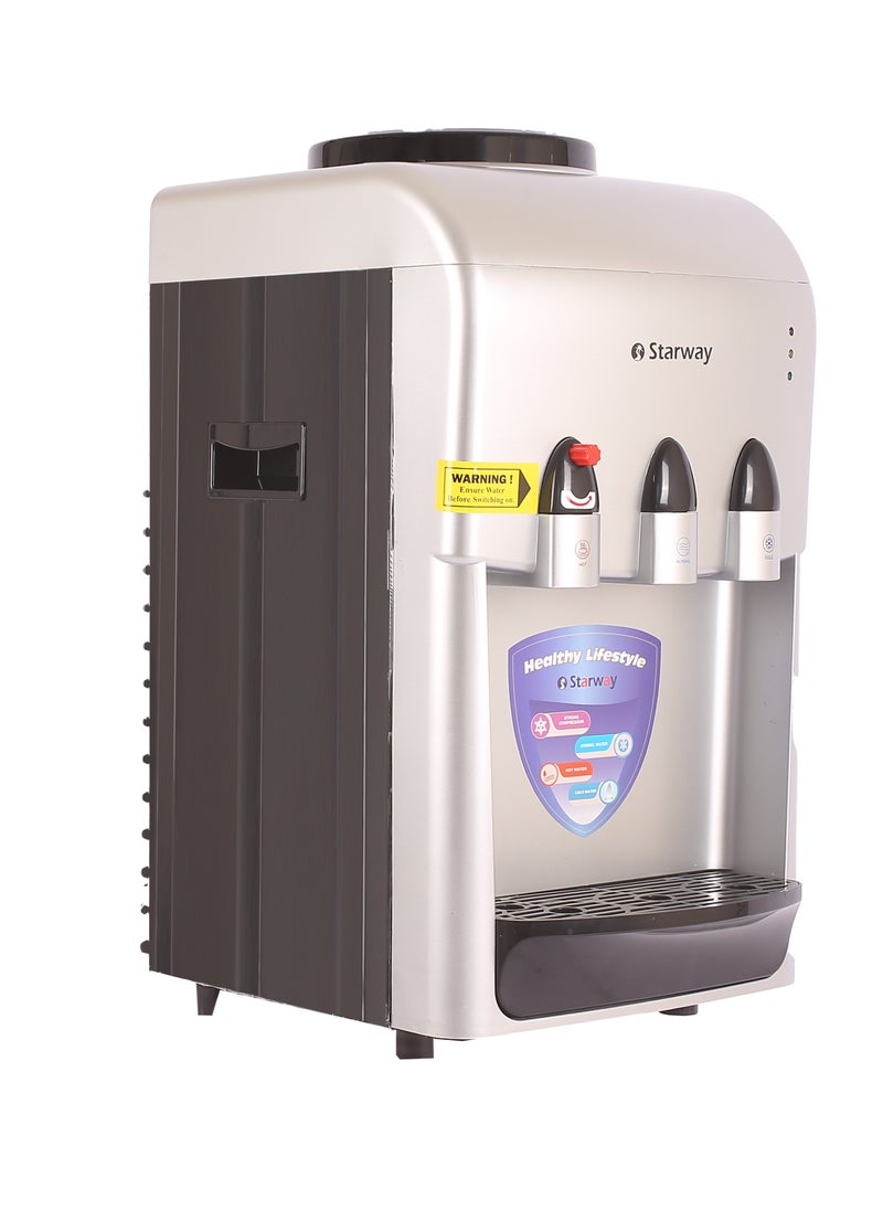 Starway - Starway Floor Standing 3 Lt  Top Loading Water Dispenser | 3 Temperature Settings from Hot, and Cold Water, High-Efficiency Compressor Cooling System with Child Safety Lock, - Image 1