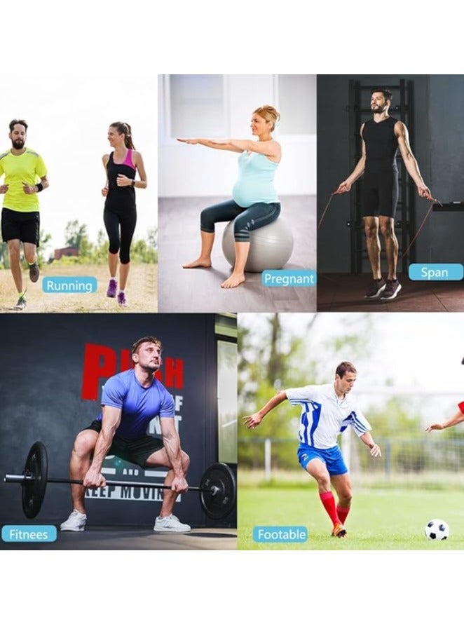 6 Pairs of Anti-Slip Grip Socks for Men and Women - Breathable, Blister-Resistant Athletic Socks with Rubber Pads for Football, Basketball, Soccer, Running, Hiking, and Rugby (6 Colors)