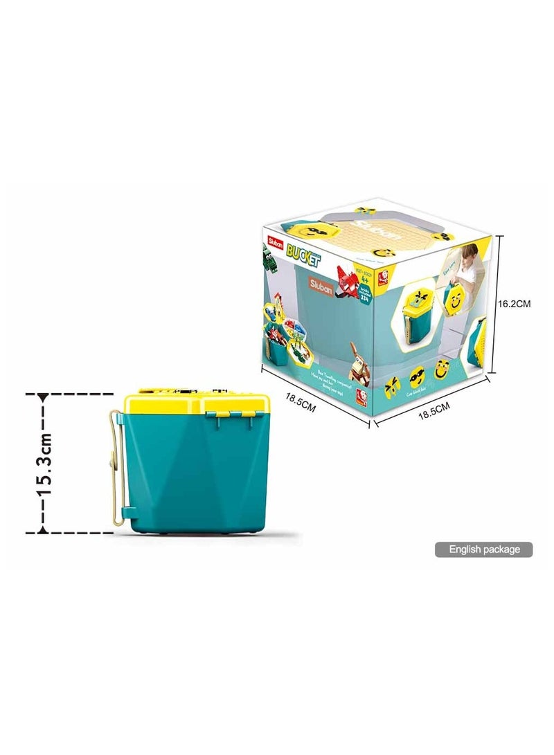 Sluban Block Bucket Building Set 334 Piece - For Boys 4+ Years Old - Image 2