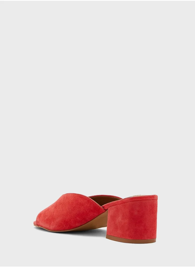 STEVE MADDEN Pratt Block Heel Mule
