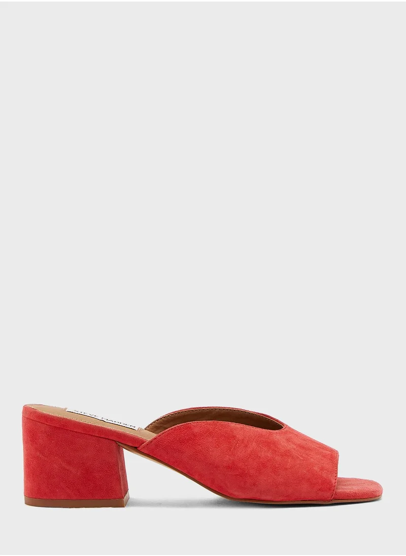 STEVE MADDEN Pratt Block Heel Mule