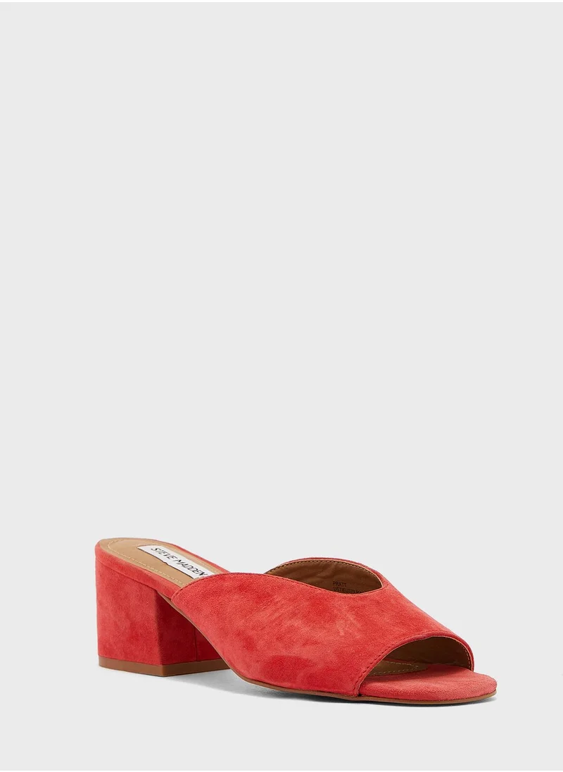 STEVE MADDEN Pratt Block Heel Mule